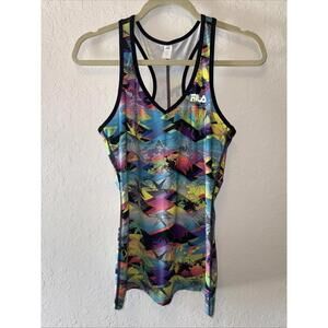 EUC Women's S Small Athletic Fila Racerback Tank Top Running